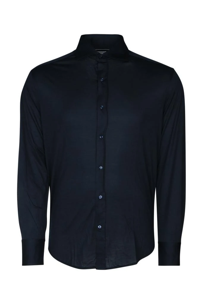 Brunello Cucinelli Brunello Cucinelli Button-Up Long-Sleeved Shirt from Cettire