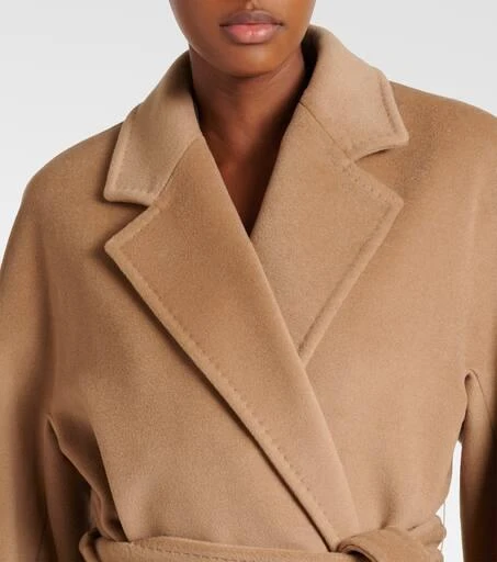 Max Mara Locri wool and cashmere wrap coat 4