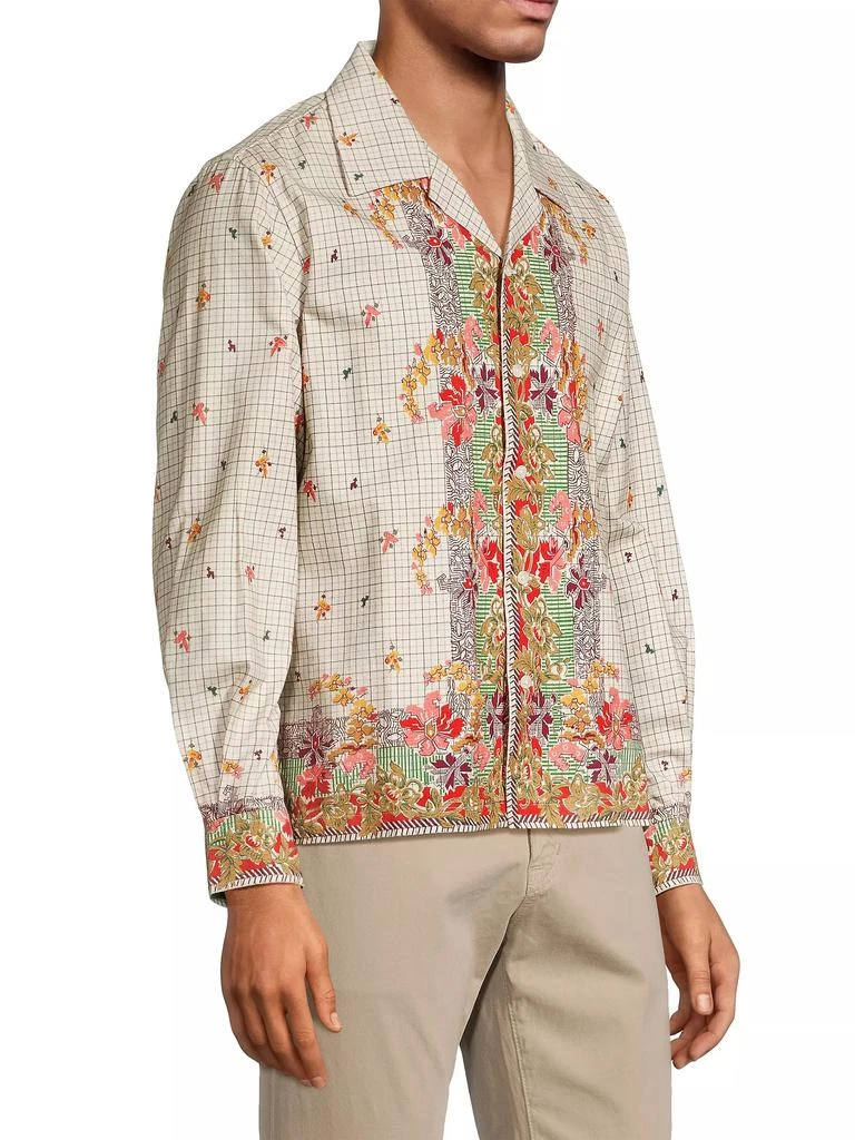 Bode Gladiolus Long-Sleeve Shirt 4