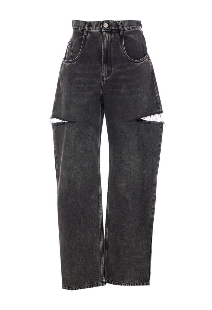 MAISON MARGIELA Denim Jeans with Slash Details - Pants