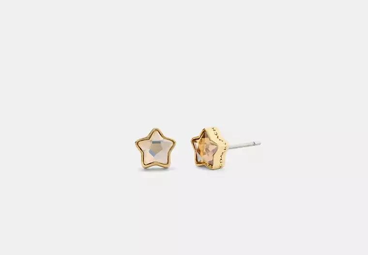 Coach Signature Star Stud Earrings