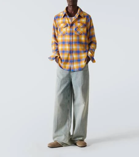 God's True Cashmere Tartan cashmere shirt 2