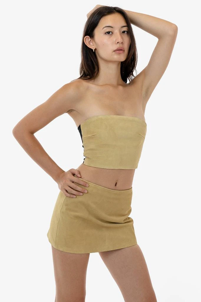 Los Angeles Apparel RLH739 - Suede Micro Mini Skort 8