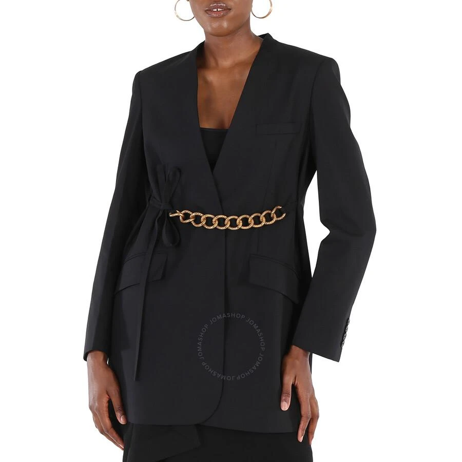 Givenchy Chain Detail Blazer Jacket In Black 1