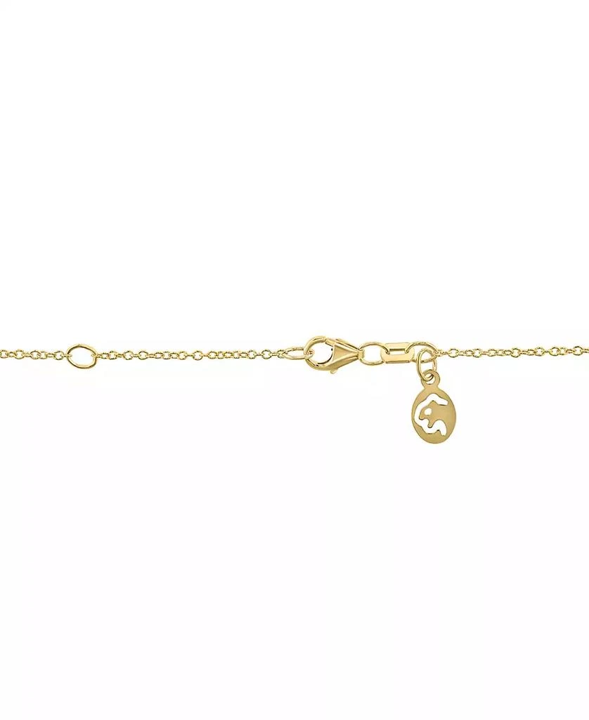 Effy EFFY® Turquoise Star Of David Pendant Necklace in 14k Yellow Gold, 18" + 1" extender 4