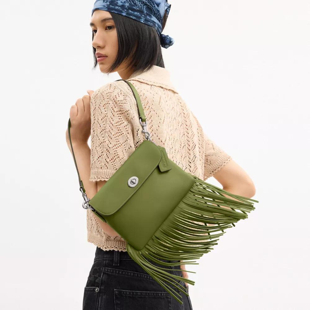 ★Coach★ 1964 Fringe Bag CU033 LHX1J Shop 1964 Fringe Bag on Sale at BeyondStyle – Get 60% Off