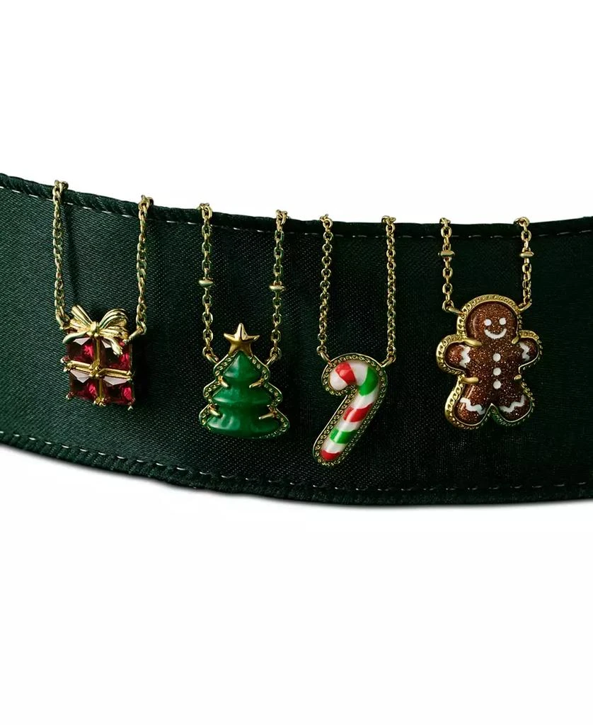 Kendra Scott Gold-Tone Mother of Pearl
Enamel Candy Cane 19" Pendant Necklace 3