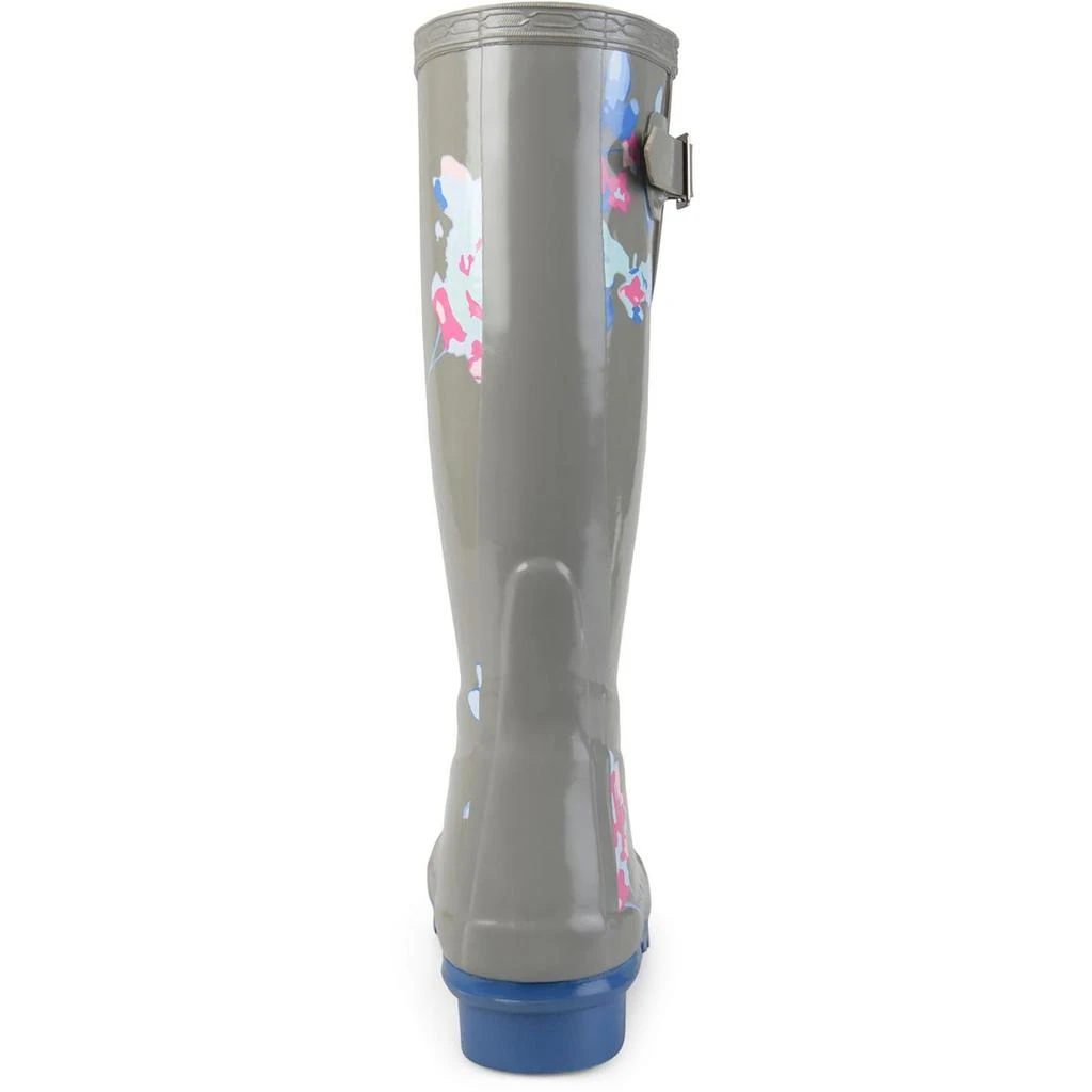 Journee Collection Mist Womens Waterproof Mid Rise Rain Boots 6