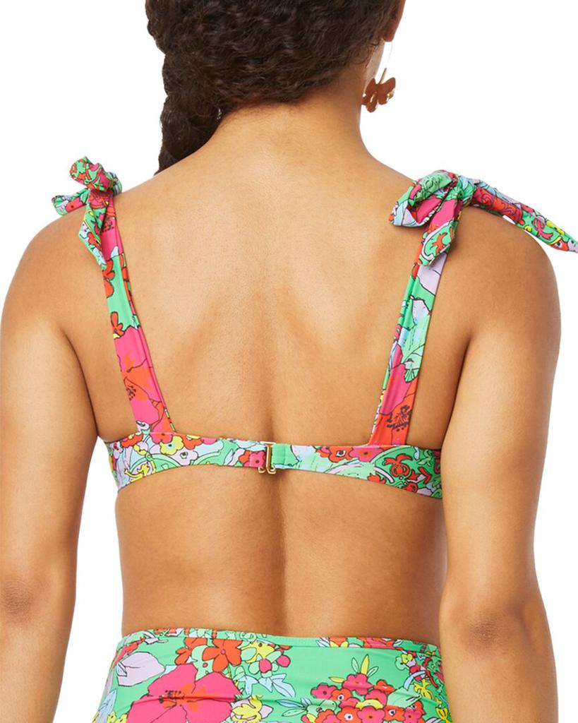 Roller Rabbit Ashbury Floral Tie Shoulder Bralette