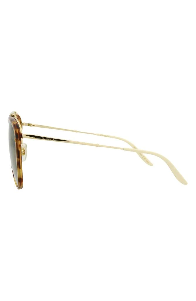 Gucci 58mm Aviator Sunglasses 4