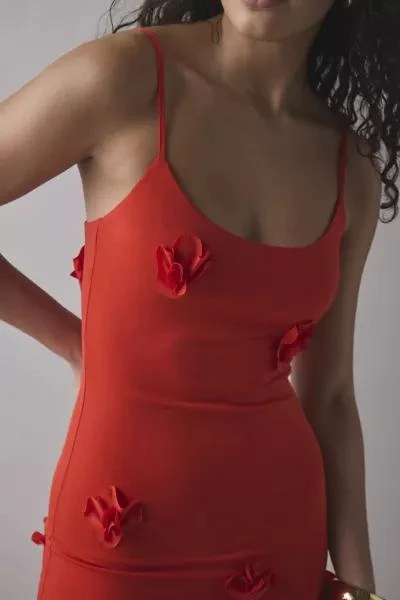 Bardot Bardot Lanae Floral Applique Slip Maxi Dress 2