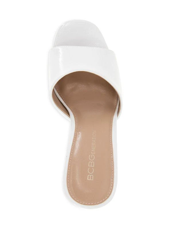 BCBG Giani Square Toe Wedge Sandals 6