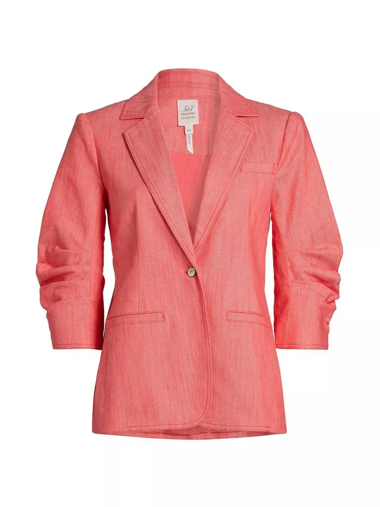 Cinq à Sept Khloe Stretch Denim Blazer 1