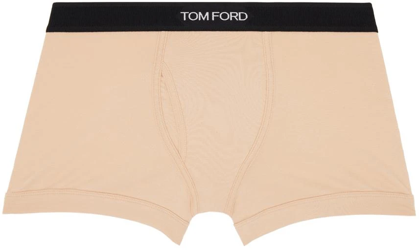 Tom Ford Beige Classic Fit Boxer Briefs 1
