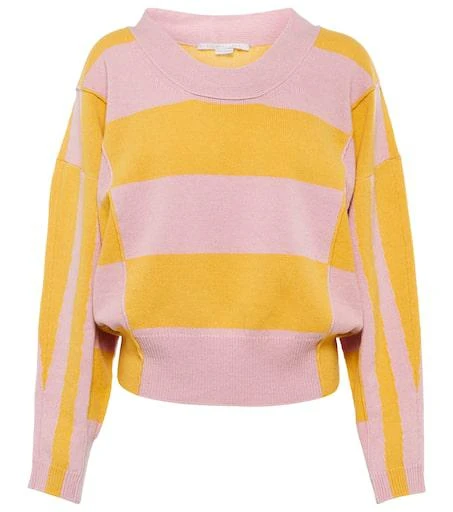 Stella McCartney Striped cashmere and wool sweater 1