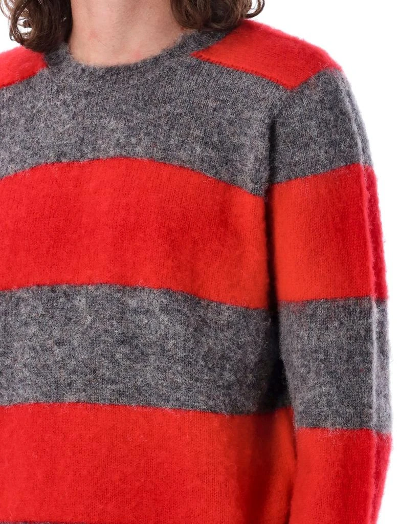 HOWLIN' Howlin' Shaggy Bear Stripe Knit Sweater 3