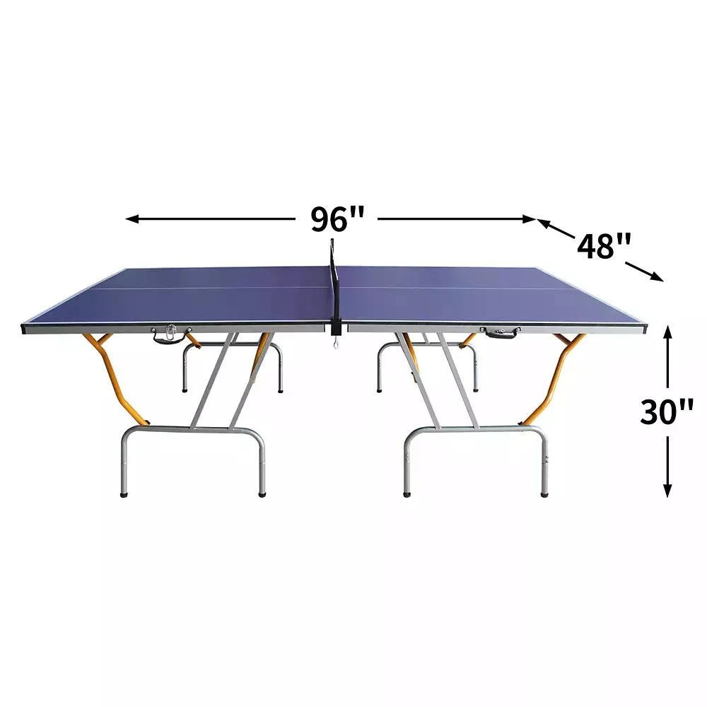 Streamdale Furniture Streamdale Compact Foldable Ping-Pong Table Set Table, Paddles, Net, Balls 9