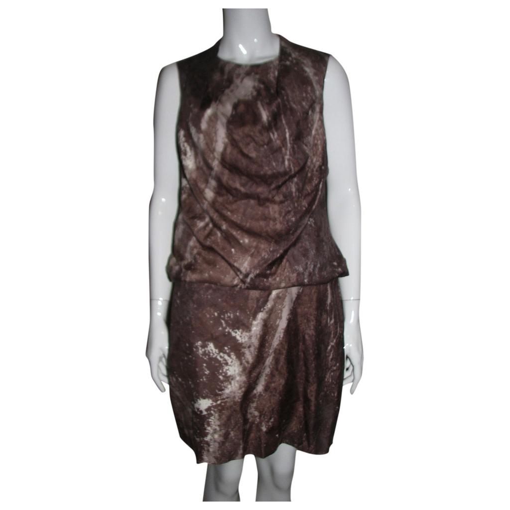 Halston Heritage Halston Heritage Silk mid-length dress