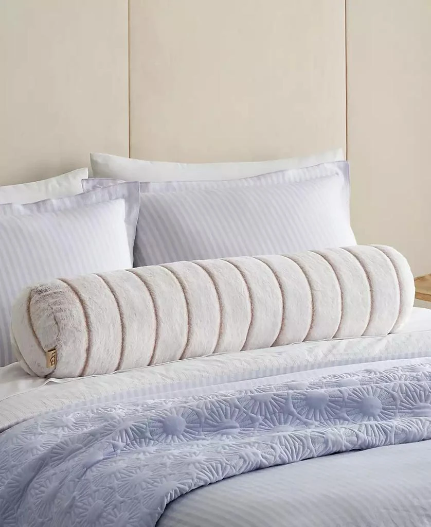 UGG Stasia Faux Fur Bolster Decorative Pillow, 36" x 38" 5