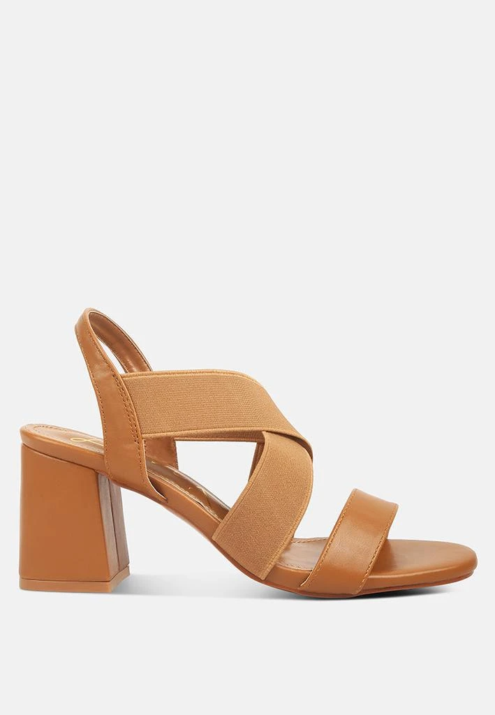 London Rag comfortable straps block heel sandals