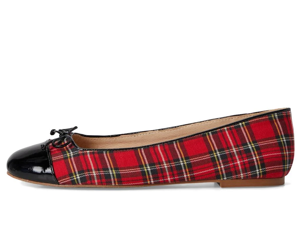 Jack Rogers Kenlyn Cap Toe Ballet - Plaid/Patent 4