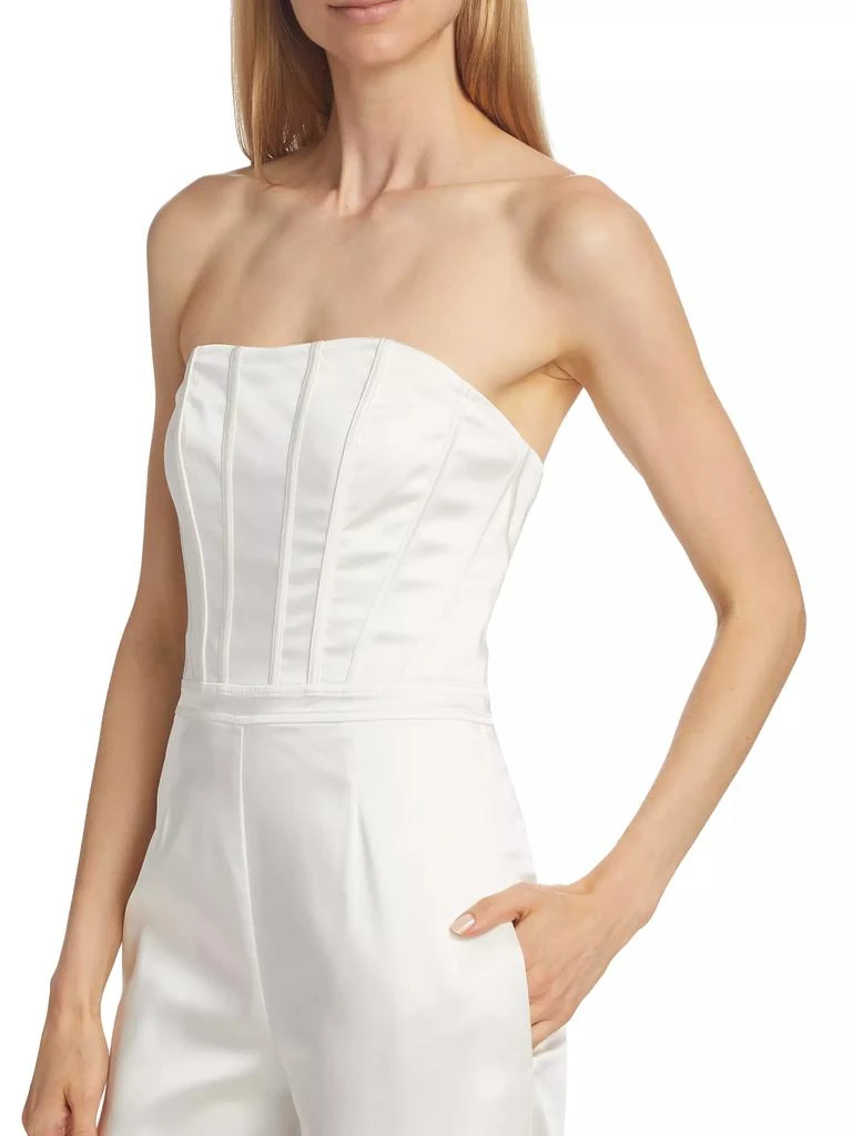 Ramy Brook Mira Strapless Bustier Jumpsuit 6