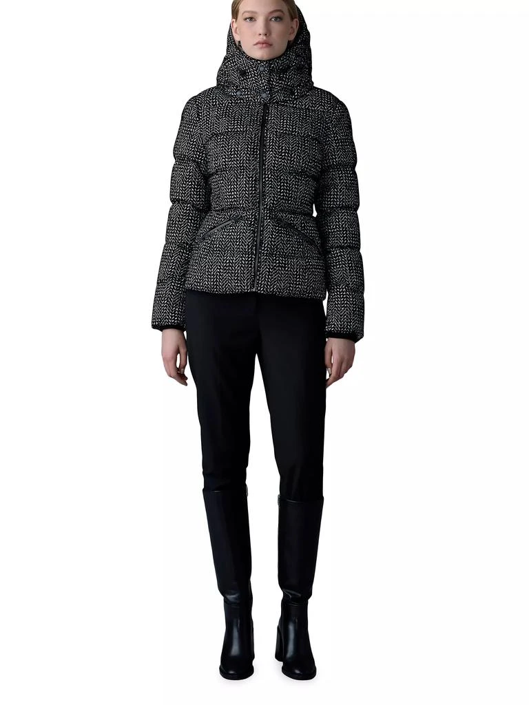 Mackage Madalyn Flocked Medium Down Jacket 2