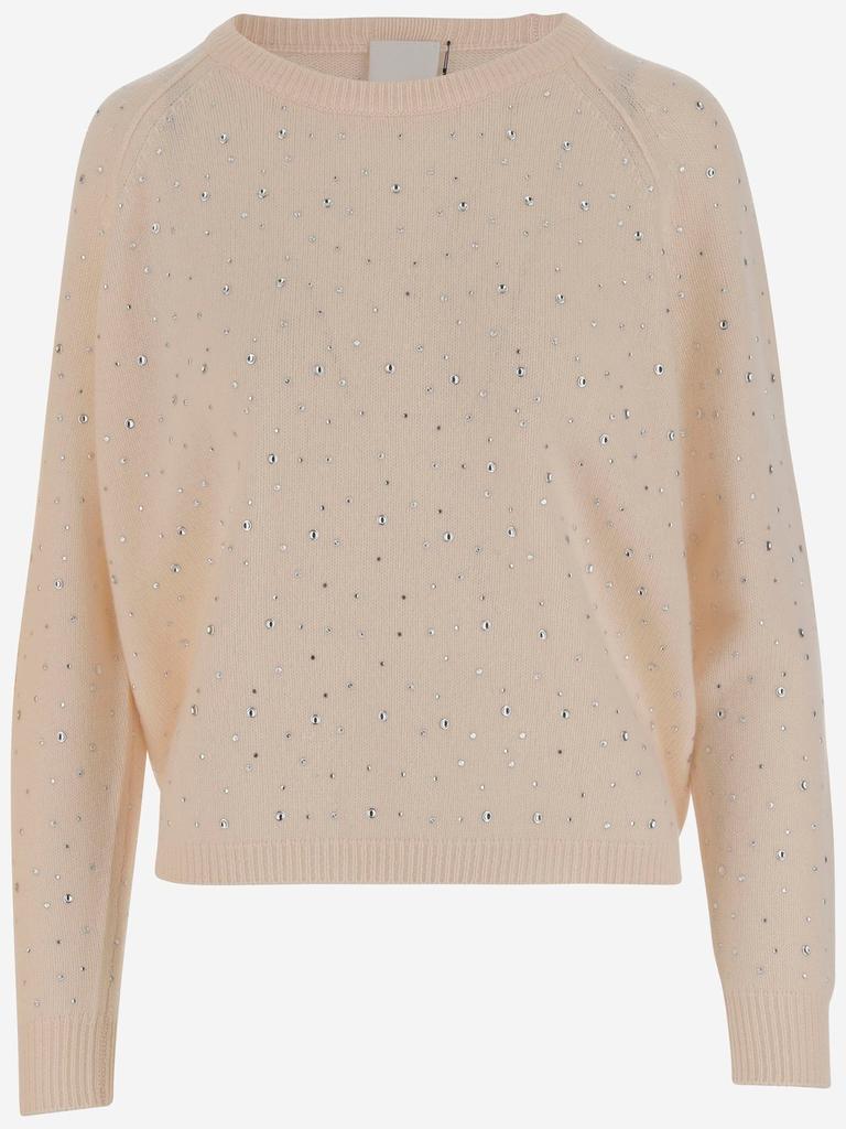 Allude Allude Embellished Pullover Sweater
