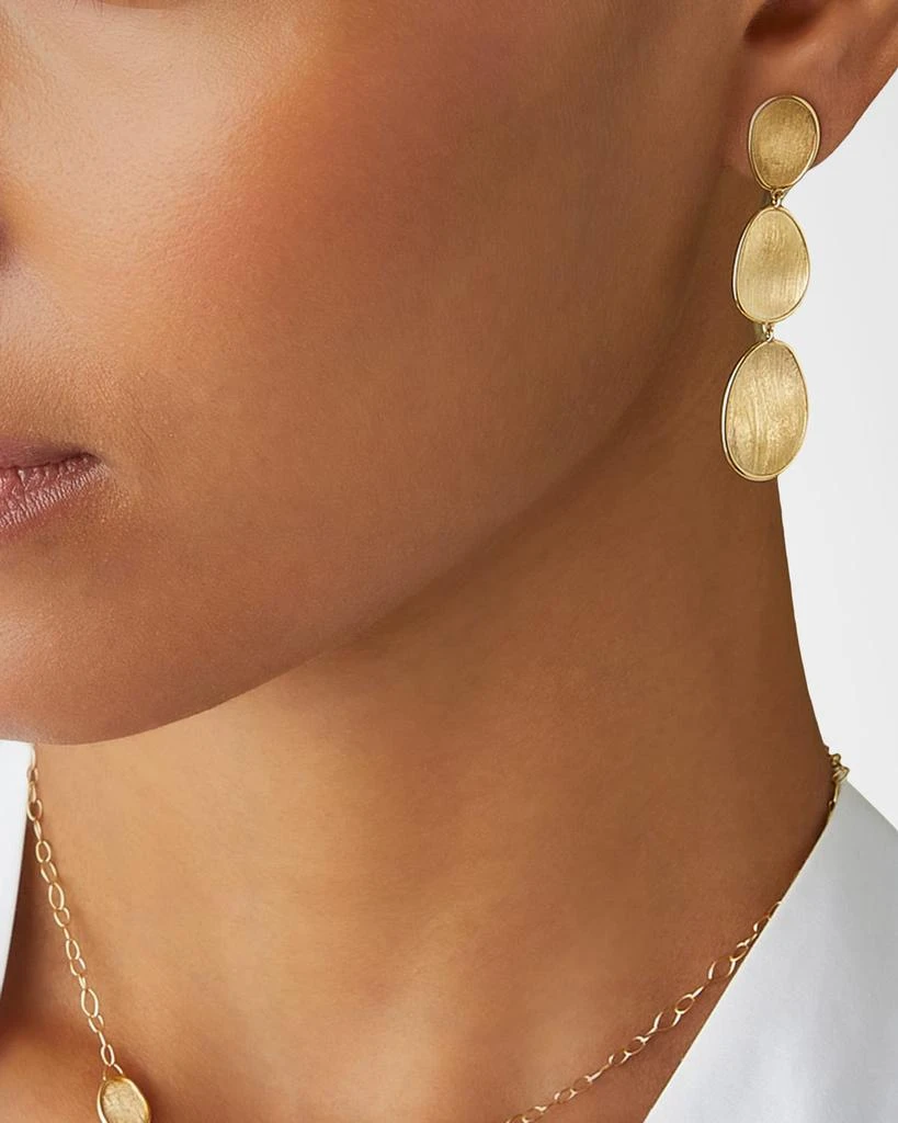 Marco Bicego Lunaria 18K Gold Graduated Drop Earrings 2