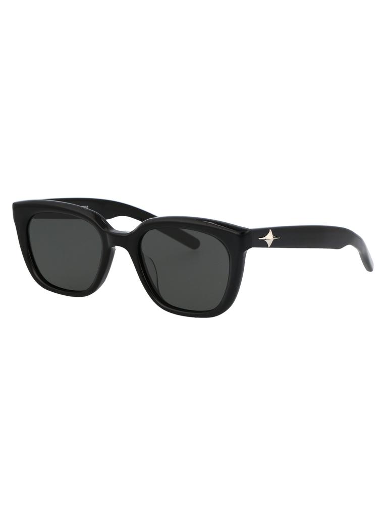 GENTLE MONSTER BLACK ACETATE SUNGLASSES