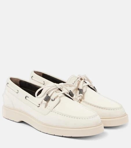 Brunello Cucinelli Suede boat shoes 1