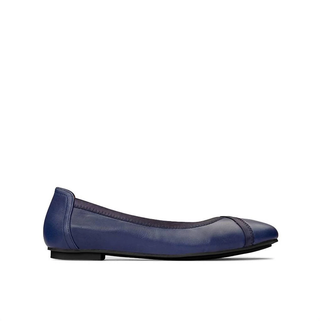 VIONIC Spark Caroll Ballet Flat Shoes - Wide Width In Navy 2