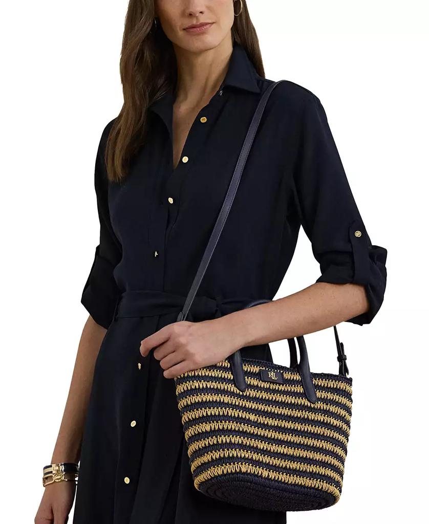 Lauren Ralph Lauren★Straw Brie Tote Bag かごトートバッグ LAUREN RALPH Lauren Ralph ローレンラルフローレン かごバッグ