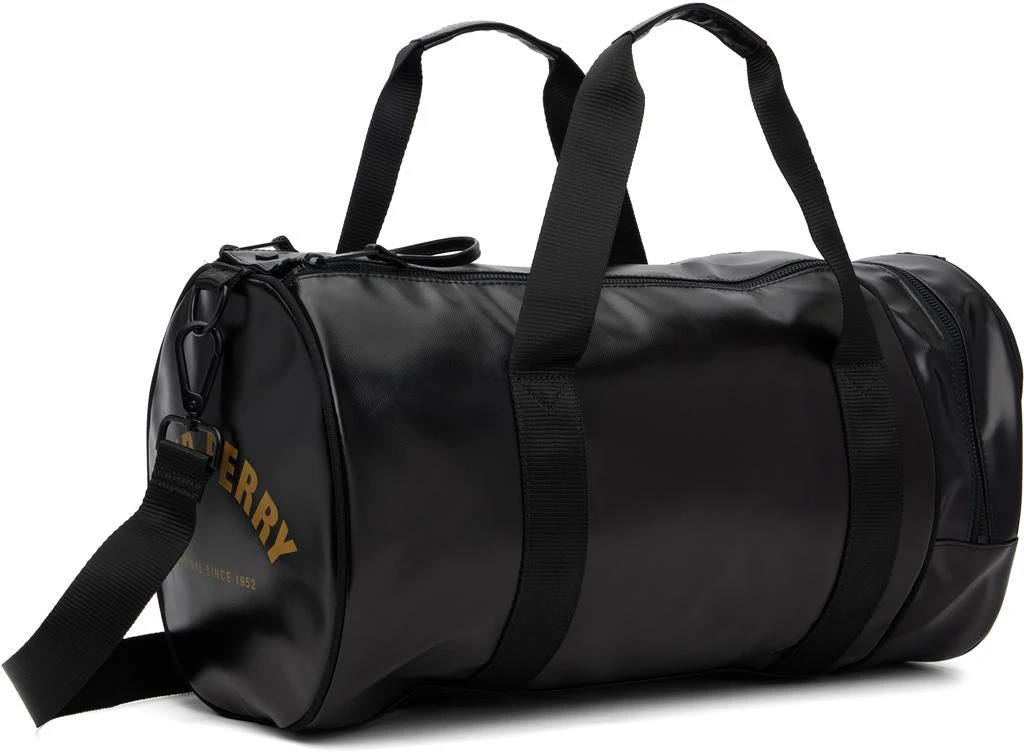 Fred Perry Brown Tonal Barrel Duffle Bag 3