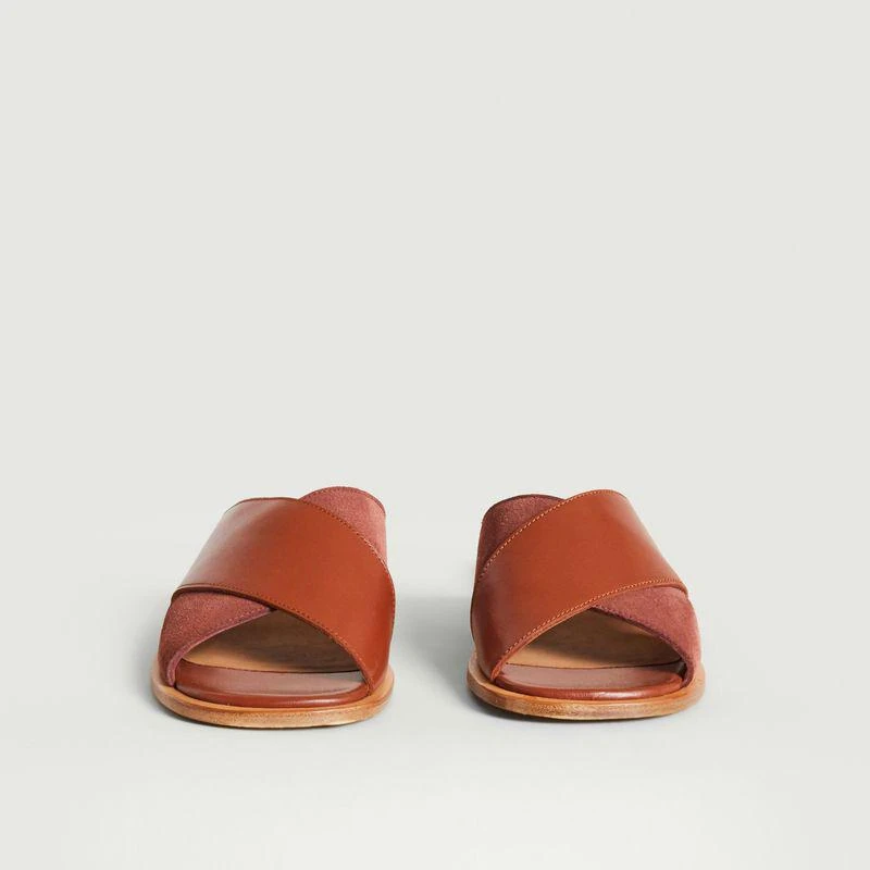 L'Exception Paris Rémie suede open-toe mules L'Exception x Anthology Wine L'EXCEPTION PARIS 4