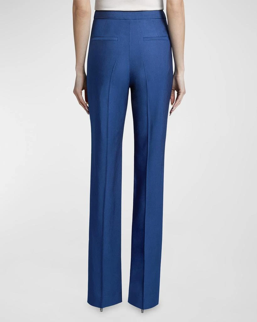 Santorelli Amara Straight-Leg Twill Pants 4