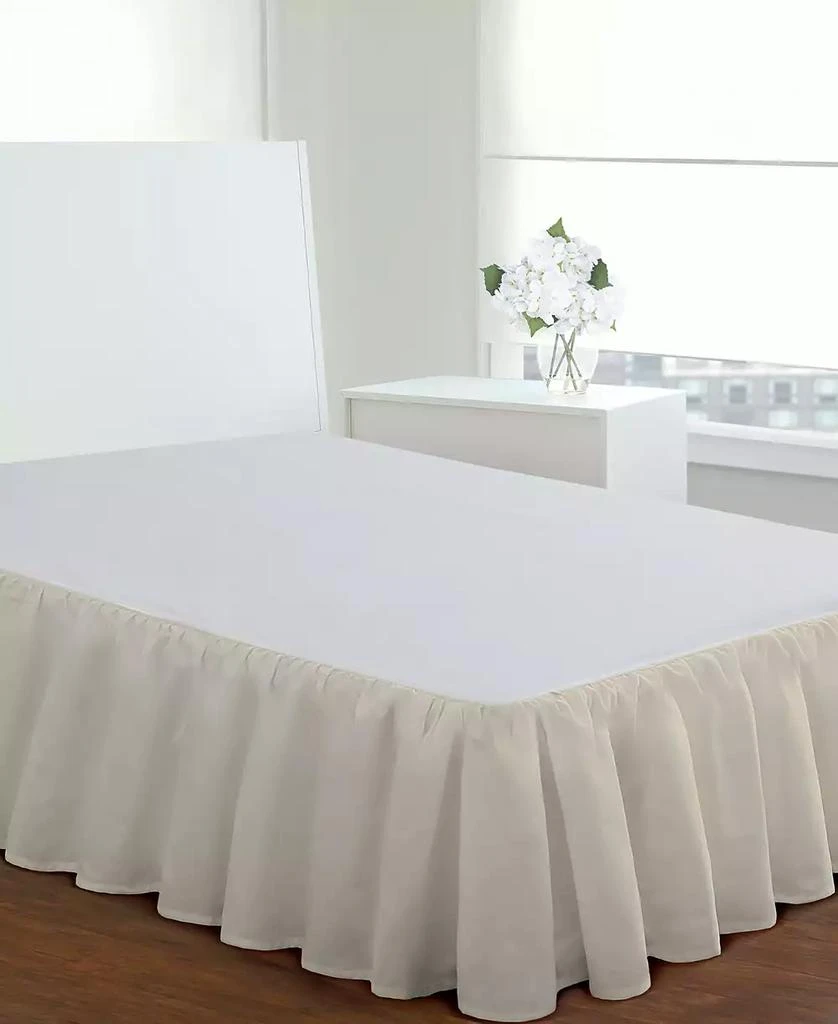 Fresh Ideas Ruffled Poplin Bed Skirt, Queen 2