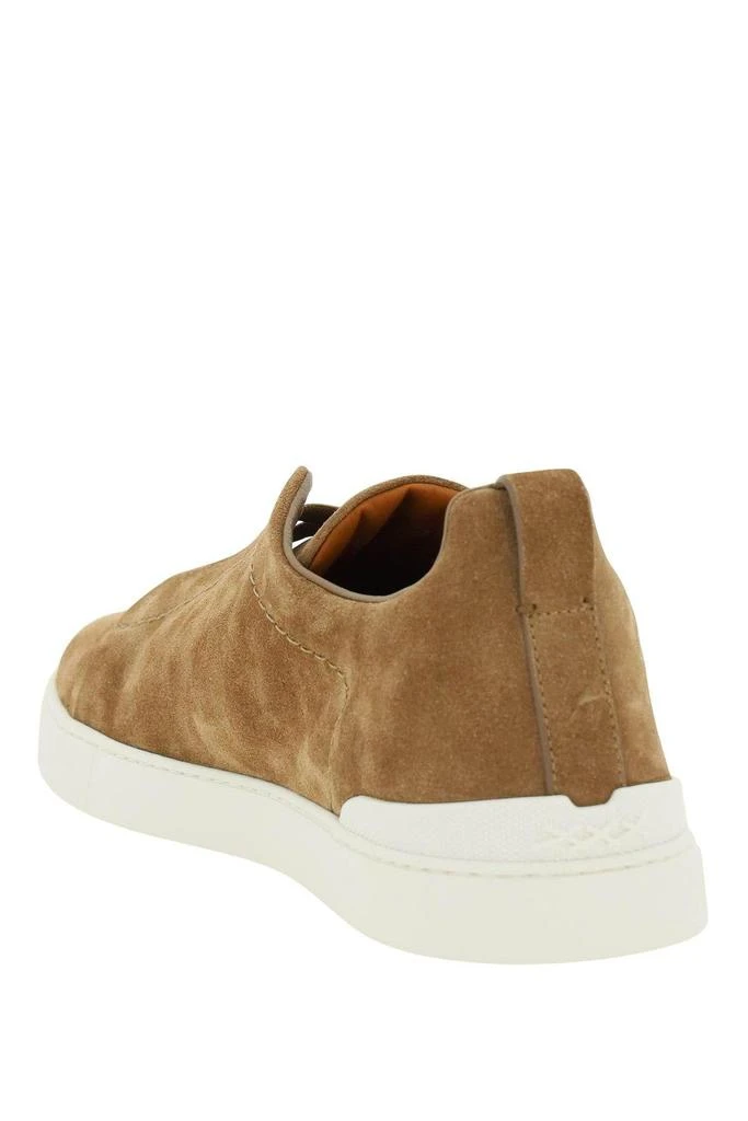 Zegna Triple Stitch Slip-on Sneakers 1