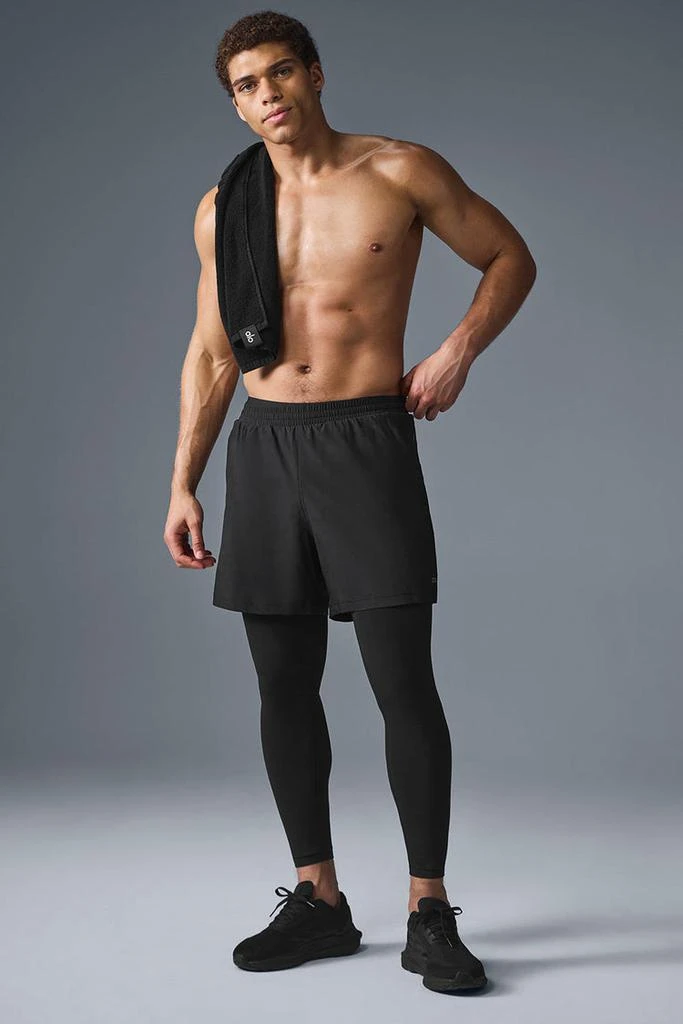 Alo 5" Revival 2-in-1 Pant - Anthracite/Black 5