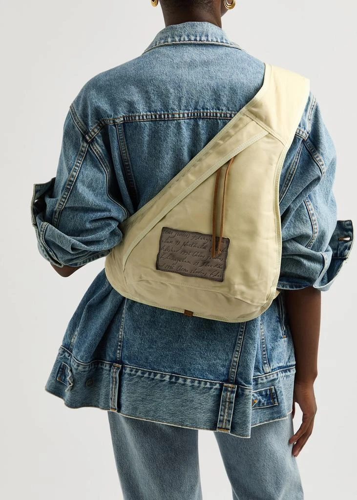 Acne Studios Andemer waxed canvas cross-body bag 5