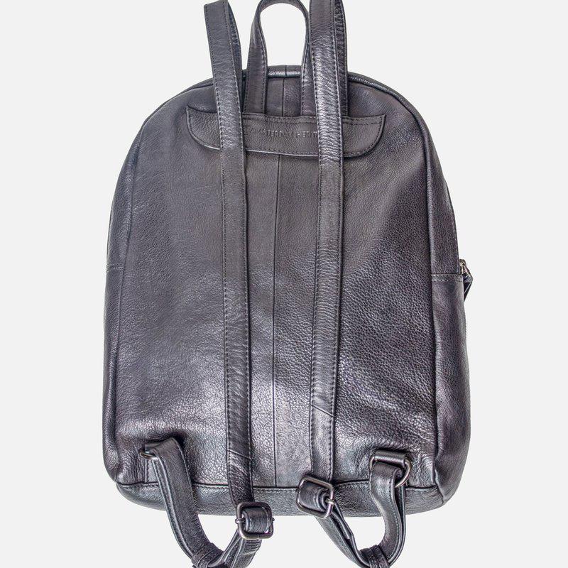 Amsterdam Heritage Bekema | Diamond-Patterned Leather Backpack ONE SIZE