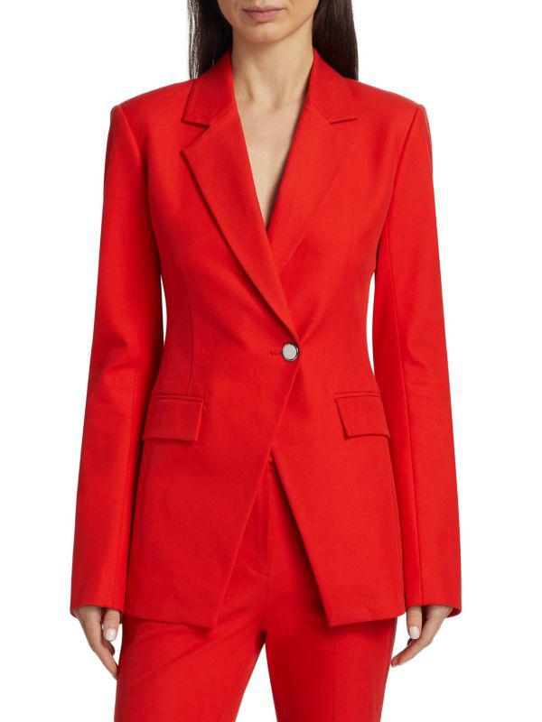 Derek Lam Noah Single-Breasted Cotton-Blend Jacket