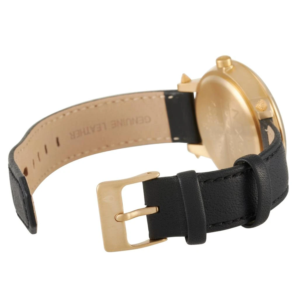 Nixon Kensington Leather 37mm Gold Tone Stainless Steel Artifact Watch A108 3148 3