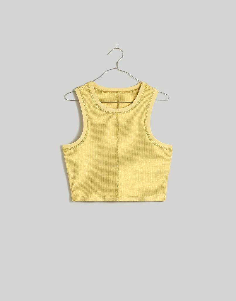 Madewell Rivet & Thread Waffle Crop Tank 4