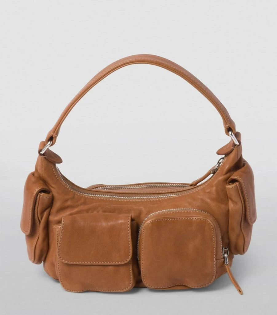 Miu Miu Nappa Leather Pocket Shoulder Bag 4