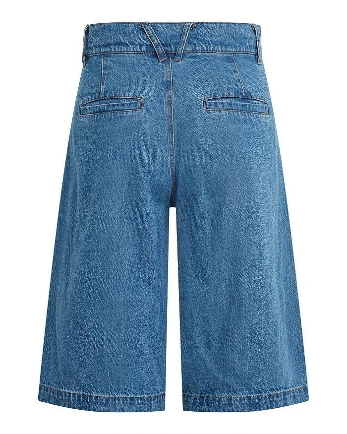 Hudson Denim Pleated Bermuda Shorts 8
