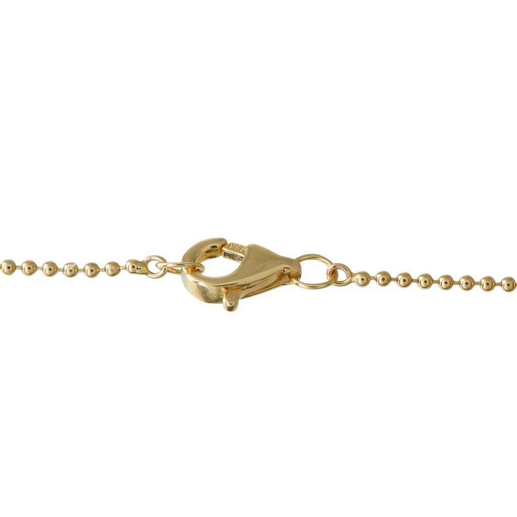 LB Exclusive 14K Yellow Gold 0.11ct Diamond Pendant Necklace NK02101-Y 3