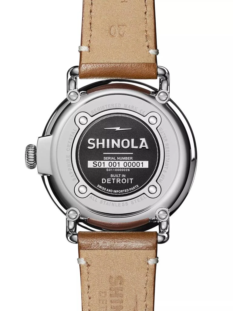 Shinola Runwell Stainless Steel Watch 4