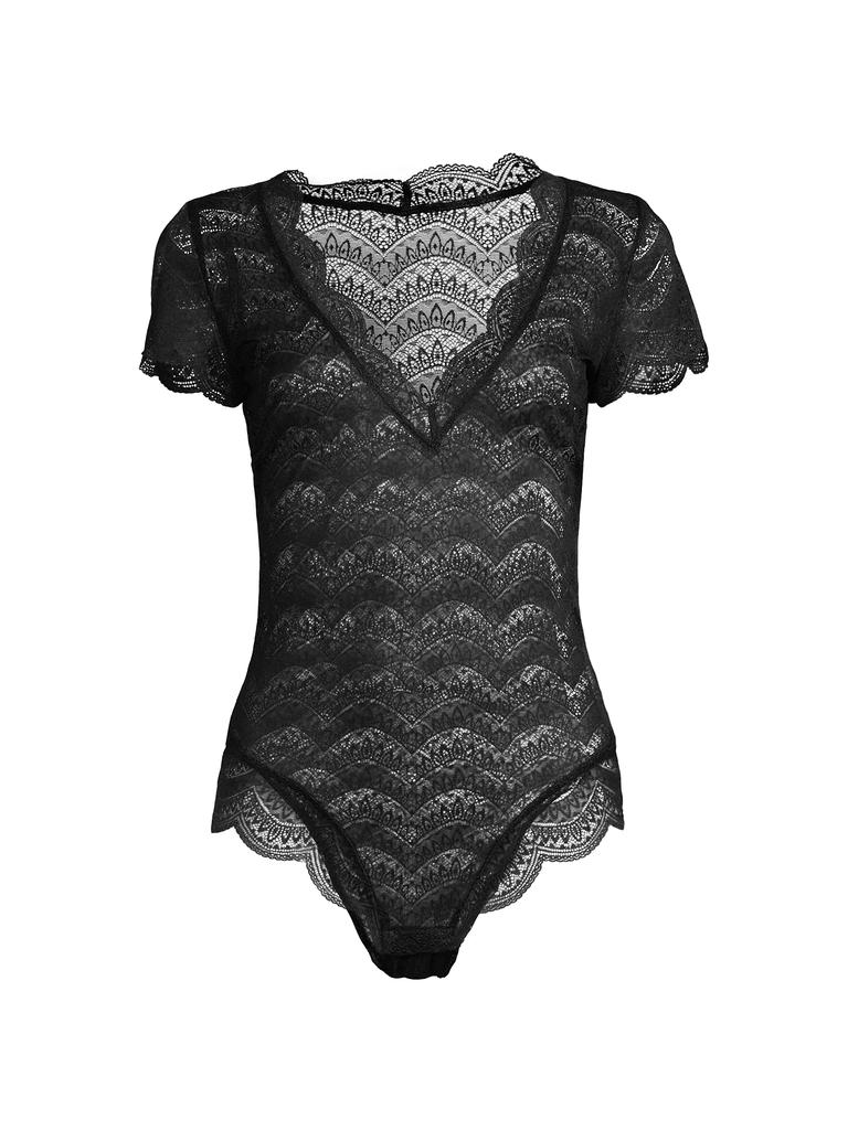Simone Pérèle Karma Scalloped Lace Bodysuit