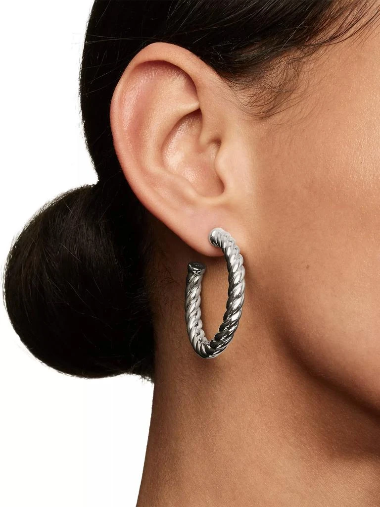 David Yurman Cable Classics Hoop Earrings 7